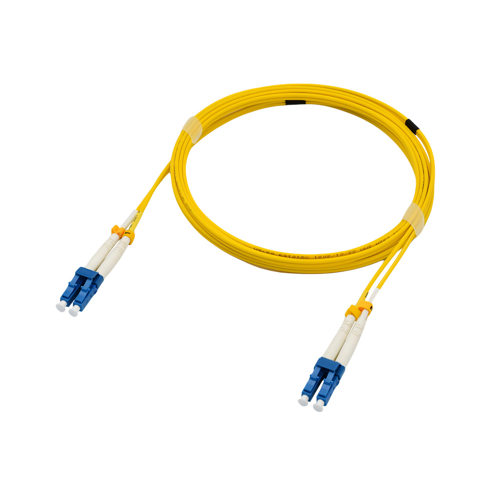 Fiber Optic Patch Cable|Fiber Optic Patchcord LC/UPC-LC/UPC Single Mode OS2 Corning Ultra Duplex 2.0mm Flame Retardant LSZH 1m(3ft)